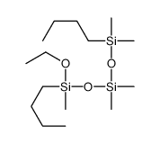 butyl-[[butyl(dimethyl)silyl]oxy-dimethylsilyl]oxy-ethoxy-methylsilane结构式