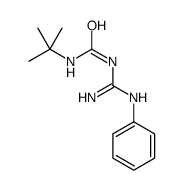 1-[amino(anilino)methylidene]-3-tert-butylurea Structure