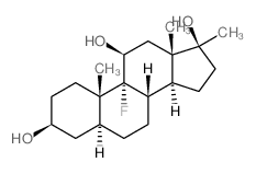 Androstane-3,11,17-triol,9-fluoro-17-methyl-,(3â,5R,11â,17â)- picture