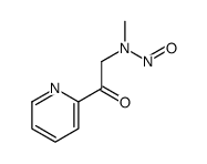 N-methyl-N-(2-oxo-2-pyridin-2-ylethyl)nitrous amide Structure