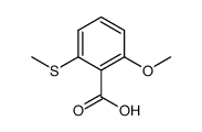 2-methoxy-6-(methylthio)benzoic acid Structure