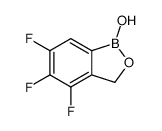 4,5,6-trifluoro-1-hydroxy-3H-2,1-benzoxaborole Structure