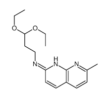 N-(3,3-diethoxypropyl)-7-methyl-1,8-naphthyridin-2-amine Structure