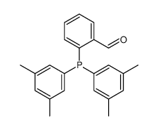 2-[Bis(3,5-dimethylphenyl)phosphino]benzaldehyde structure