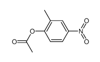 acetic acid 2-methyl-4-nitrophenyl ester Structure