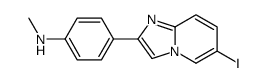 4-(6-iodoimidazo[1,2-a]pyridin-2-yl)-N-methylaniline Structure