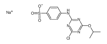 sodium 4-[[4-chloro-6-isopropoxy-1,3,5-triazin-2-yl]amino]benzenesulphonate picture