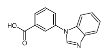 3-(1H-1,3-benzodiazol-1-yl)benzoic acid Structure