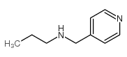 N-(4-吡啶基甲基)-1-丙胺结构式