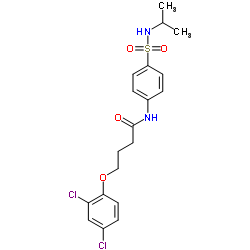 4-(2,4-Dichlorophenoxy)-N-[4-(isopropylsulfamoyl)phenyl]butanamide Structure