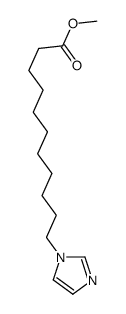 methyl 11-imidazol-1-ylundecanoate Structure