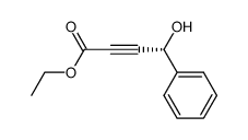 (R)-4-hydroxy-4-phenyl-but-2-ynoic acid ethyl ester结构式