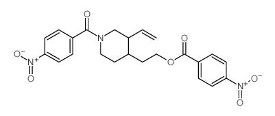 2-[3-ethenyl-1-(4-nitrobenzoyl)-4-piperidyl]ethyl 4-nitrobenzoate picture