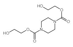 bis(2-hydroxyethyl) piperazine-1,4-dicarboxylate结构式