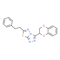 3-(2,3-Dihydro-1,4-benzodioxin-2-yl)-6-(2-phenylethyl)[1,2,4]triazolo[3,4-b][1,3,4]thiadiazole picture