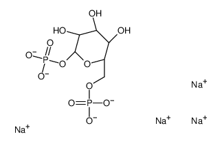 alpha-d-Glucopyranose, 1,6-bis(dihydrogen phosphate), tetrasodium salt structure