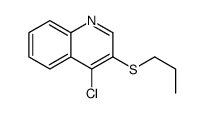 4-chloro-3-propylsulfanylquinoline Structure