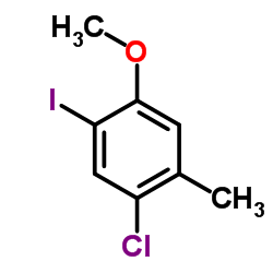 1-Chloro-5-iodo-4-methoxy-2-methylbenzene structure