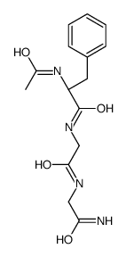 (2S)-2-acetamido-N-[2-[(2-amino-2-oxoethyl)amino]-2-oxoethyl]-3-phenylpropanamide结构式