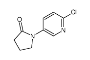 1-(6-chloropyridin-3-yl)pyrrolidin-2-one Structure