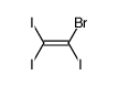 bromo-triiodo-ethene Structure