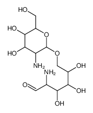 2-amino-6-O-(2-amino-2-deoxy-glucopyranosyl)-2-deoxyglucose Structure