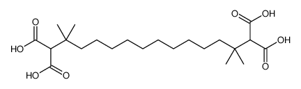 1,1,14,14-Tetradecanetetracarboxylic acid, 2,2,13,13-tetramethyl结构式