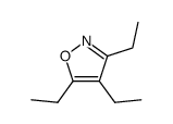 Isoxazole,3,4,5-triethyl-结构式