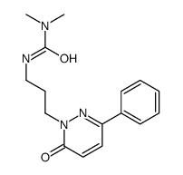 1,1-dimethyl-3-[3-(6-oxo-3-phenylpyridazin-1-yl)propyl]urea结构式