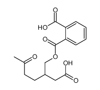2-[2-(carboxymethyl)-5-oxohexoxy]carbonylbenzoic acid Structure