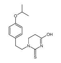 1-[2-(4-propan-2-yloxyphenyl)ethyl]-2-sulfanylidene-1,3-diazinan-4-one结构式