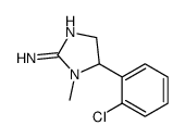 5-(2-chlorophenyl)-1-methyl-4,5-dihydroimidazol-2-amine Structure