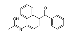 N-(4-benzoylnaphthalen-1-yl)acetamide结构式