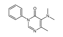 5-dimethylamino-6-methyl-3-phenyl-4(3H)-pyrimidinone Structure