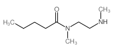 N-methyl-N-[2-(methylamino)ethyl]pentanamide Structure