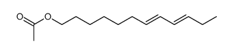 7,9-Dodecadien-1-ol acetate Structure