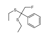 [1,1-bis(ethylsulfanyl)-2-fluoroethyl]benzene结构式