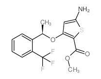 (R)-5-氨基-3-(1-(2-(三氟甲基)苯基)乙氧基)噻吩-2-羧酸甲酯图片