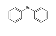 1-methyl-3-phenylselanylbenzene结构式