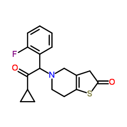 5-[2-环丙基-1-(2-氟苯基)-2-氧代乙基]-4,5,6,7-四氢噻吩并[3,2-c]吡啶-2(3H)-酮图片