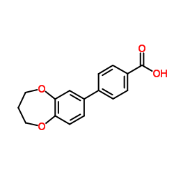 4-(3,4-Dihydro-2H-1,5-benzodioxepin-7-yl)benzoic acid图片