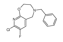 4-Benzyl-8-chloro-7-fluoro-2,3,4,5-tetrahydropyrido[3,2-f][1,4]ox azepine Structure