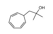 1-cyclohepta-2,4,6-trienyl-2-methyl-propan-2-ol结构式