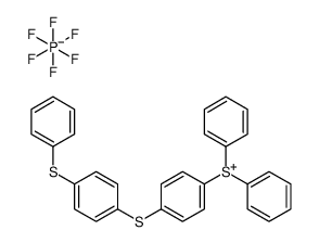 diphenyl-[4-(4-phenylsulfanylphenyl)sulfanylphenyl]sulfanium,hexafluorophosphate Structure