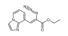 ethyl α-azido-β-(imidazo[1,2-a]pyridin-8-yl)propenoate Structure