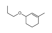 1-methyl-3-propoxycyclohexene Structure