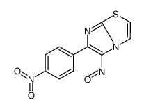 6-(4-nitrophenyl)-5-nitrosoimidazo[2,1-b][1,3]thiazole Structure