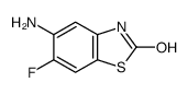 2(3H)-Benzothiazolone,5-amino-6-fluoro-(9CI) Structure