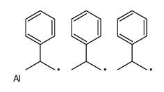 tris(2-phenylpropyl)alumane Structure