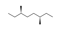 (3R,6R)-3,6-dimethyloctane结构式